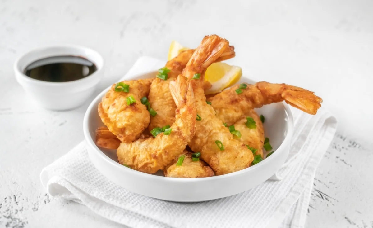 Tempura de Camarões com Molho de Soja: Harmonização Vinho Perfeita