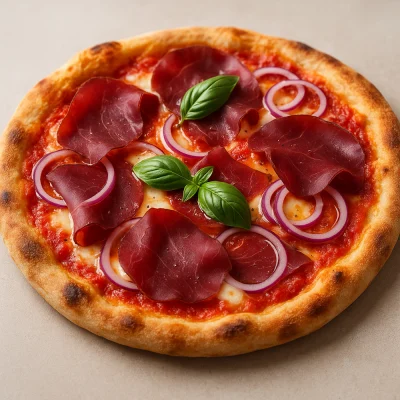 Pizza mit Bündnerfleisch: receita gourmet e harmonização vinho