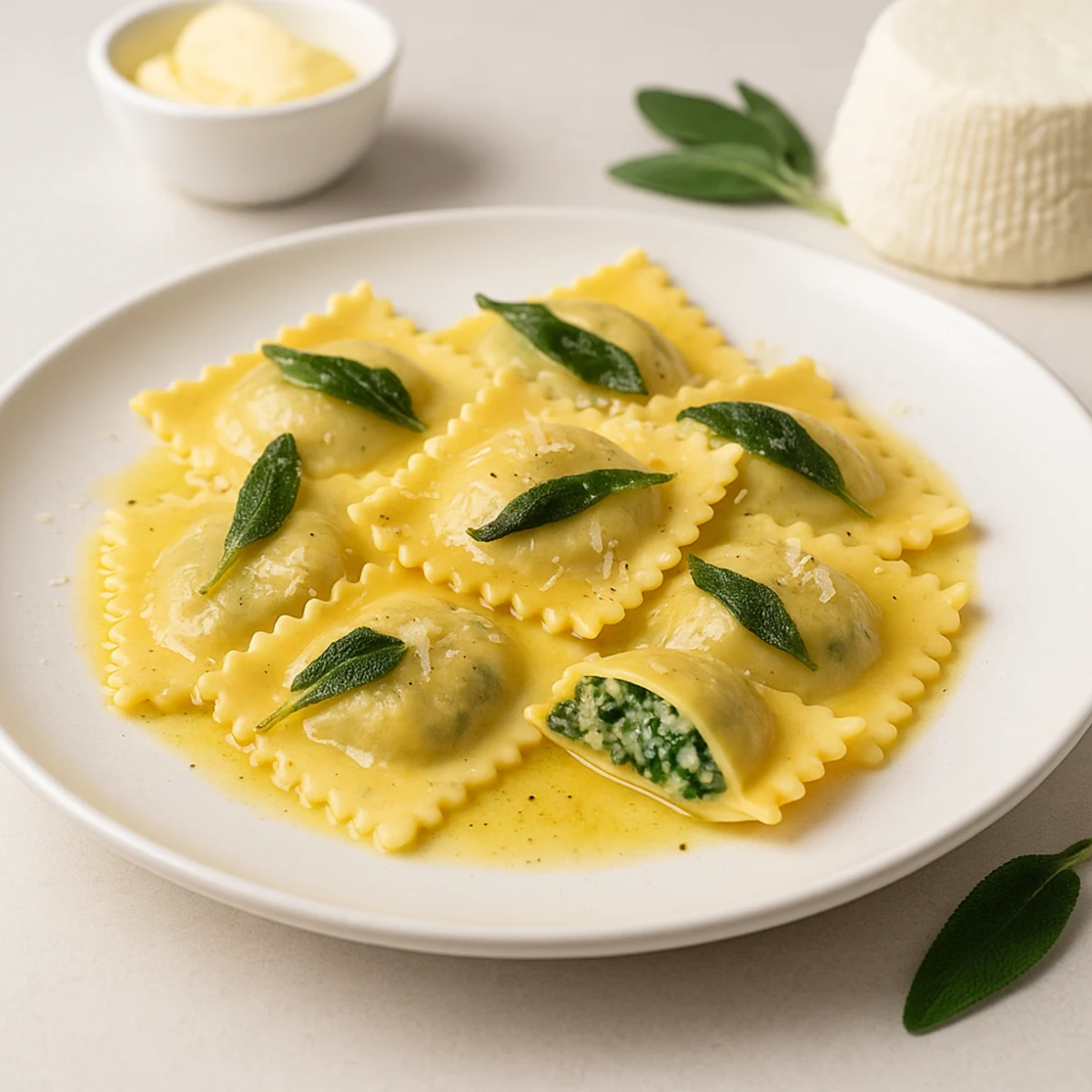 Vinmatchning till Ravioli Ricotta e Spinaci al Burro e Salvia: Recept & Experttips