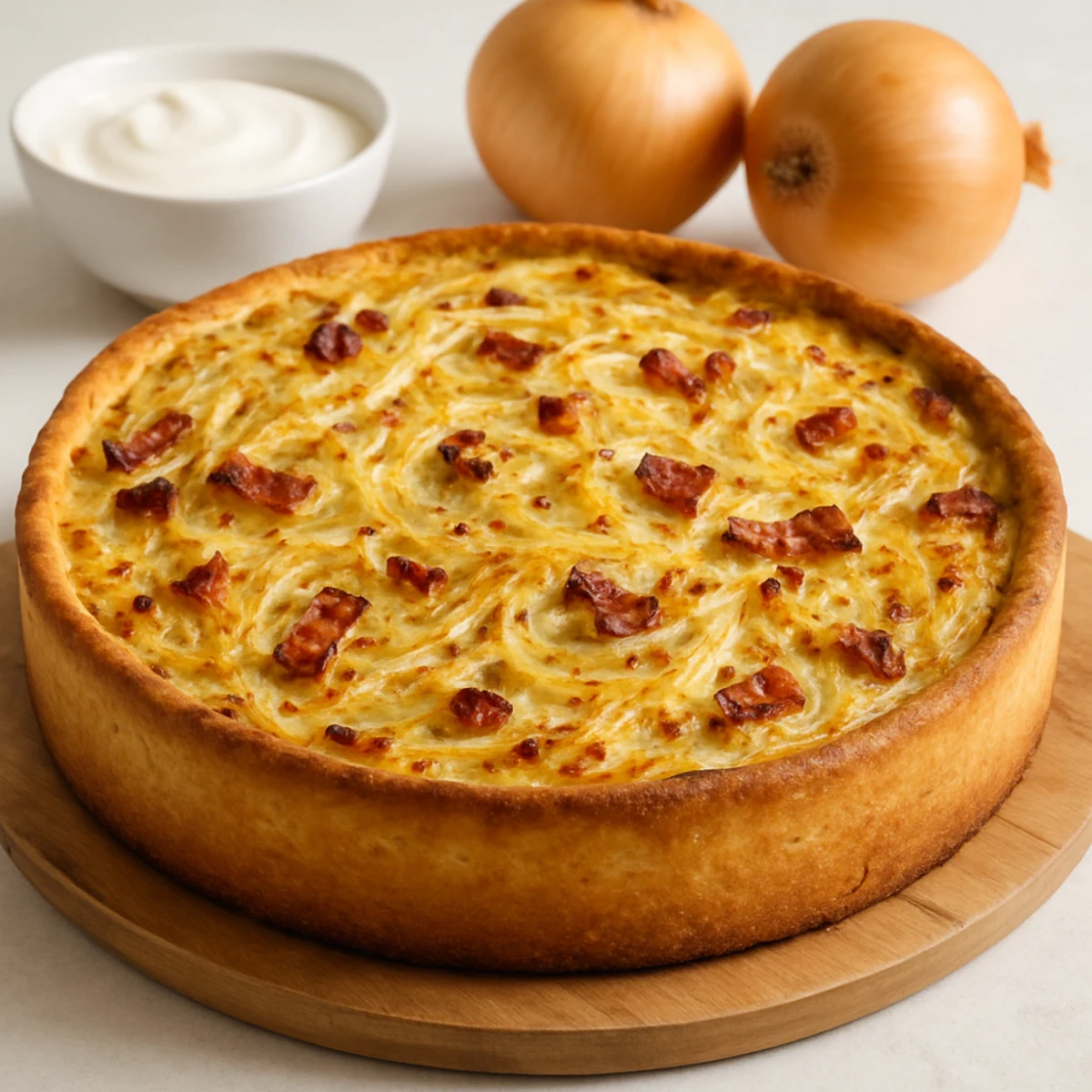 Onion Tart & Wine Pairing: A Cozy, Savory Showstopper