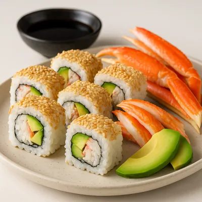 California Roll with Snow Crab: Recipe & Best Wine Pairings
