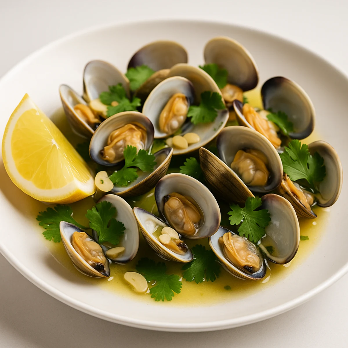 Amêijoas à Bulhão Pato y maridaje vino: sabor atlántico