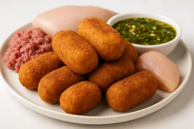 Wein zu Croquetas de Carne y Pollo con Chimichurri: perfekte Paarung