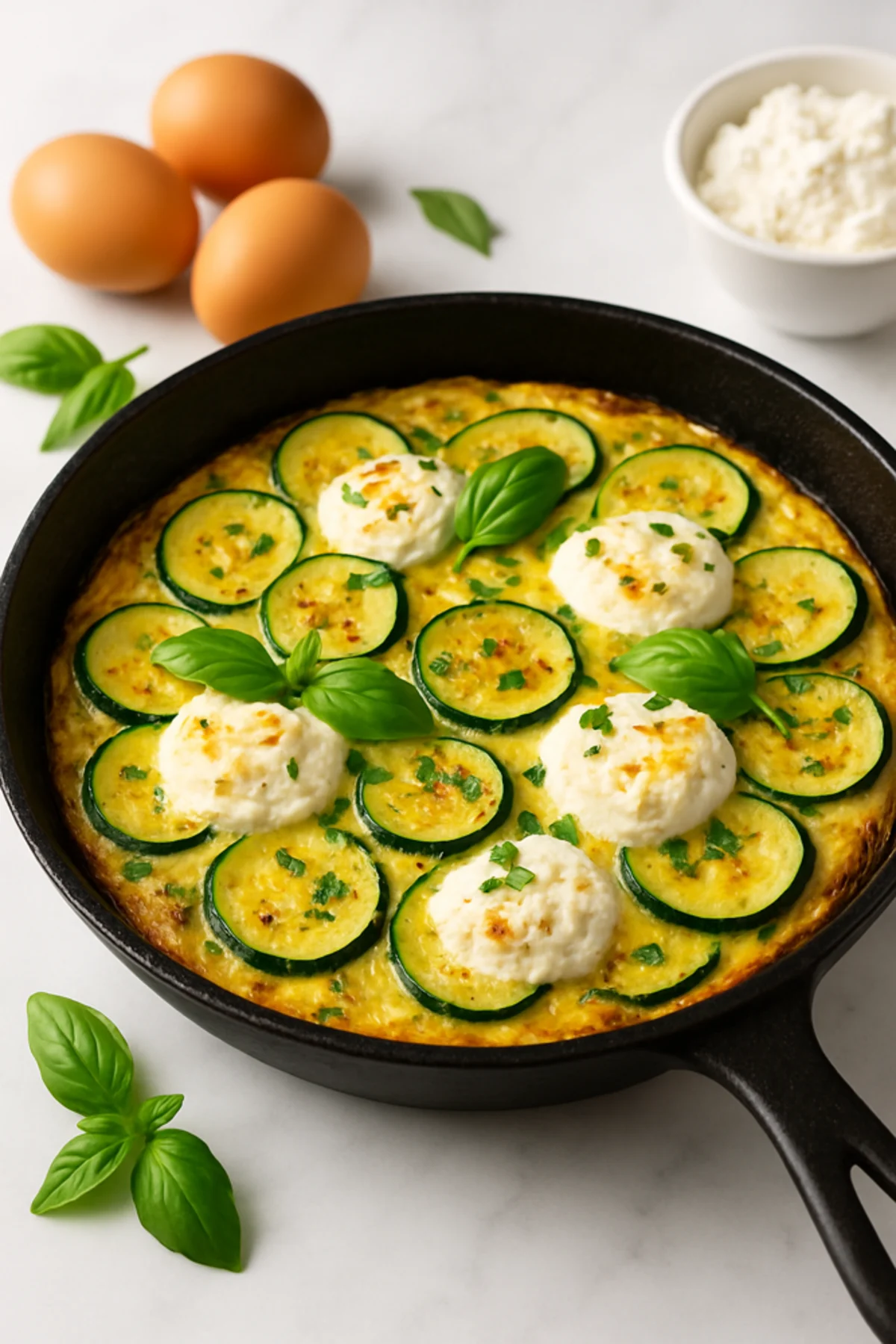 Frittata di Zucchine e Ricotta : Accord Vin Parfait
