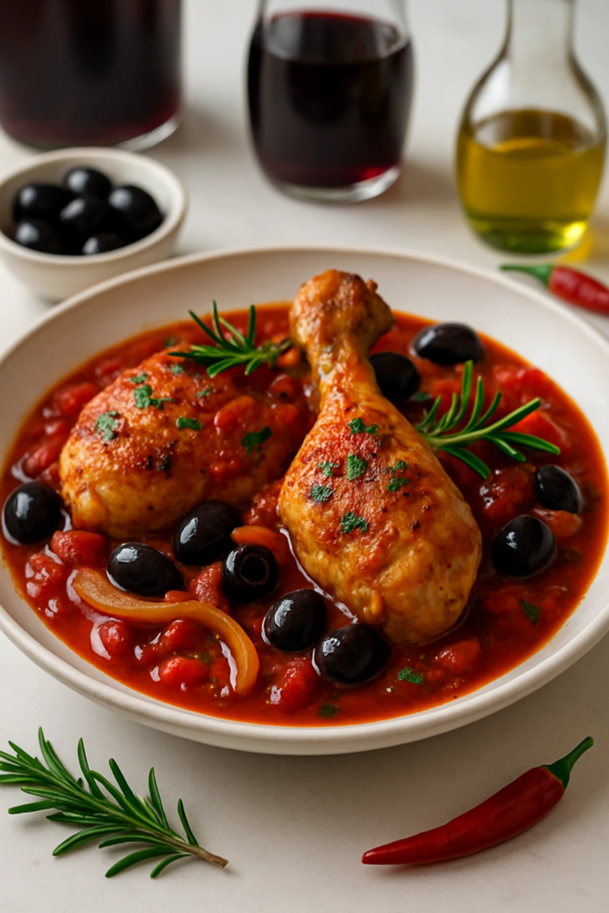 Pollo alla Cacciatora & Wein: Rezept & perfekte Kombination für Genießer