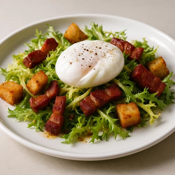 Lyonnaise Salad Recipe and the Best Wine Pairing Ideas