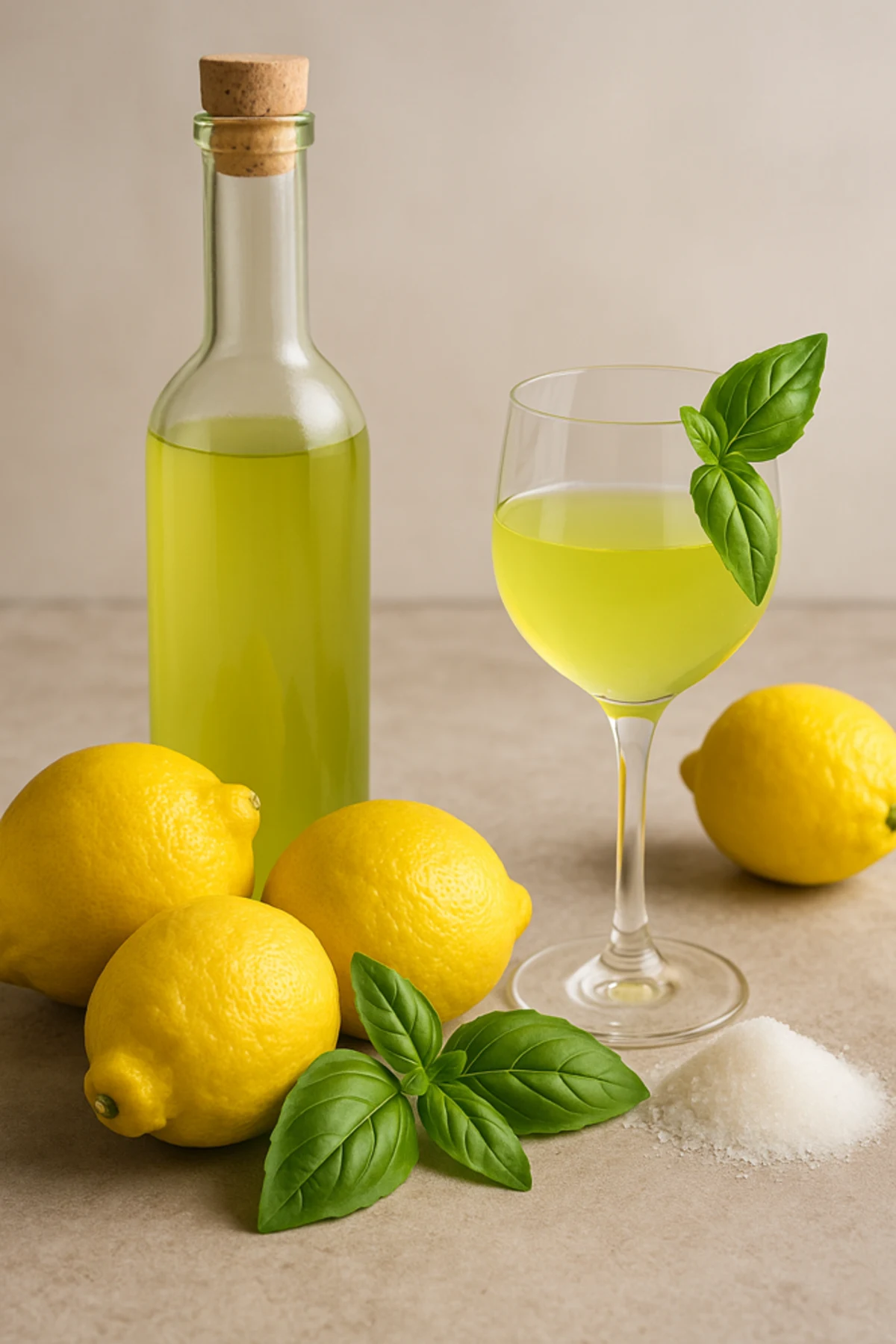 Limoncello al Basilico: Rezept & perfekte Weinempfehlung