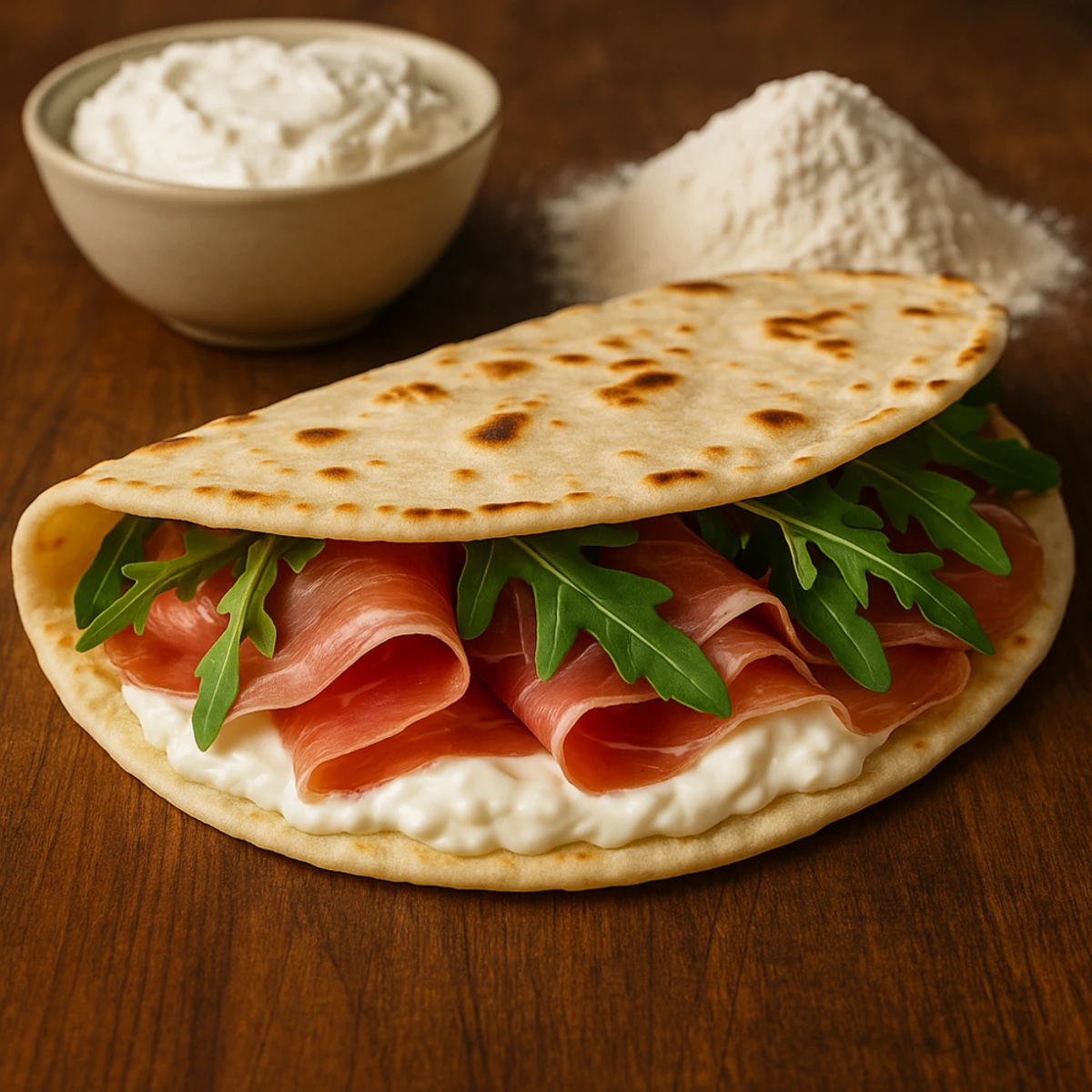 Piadina Romagnola y maridaje vino: la combinación perfecta en tu mesa