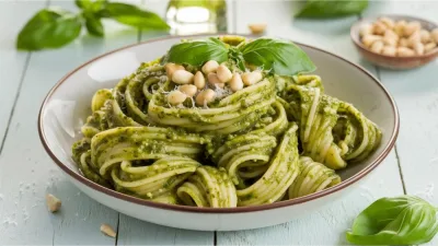 Pesto Pasta Recipe with Wine Pairing Guide for the Perfect Match