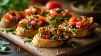 Bruschetta: Receita Tradicional e Harmonização de Vinhos Portugueses