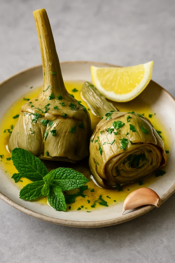 Roman-Style Artichokes Recipe & Perfect Wine Pairing