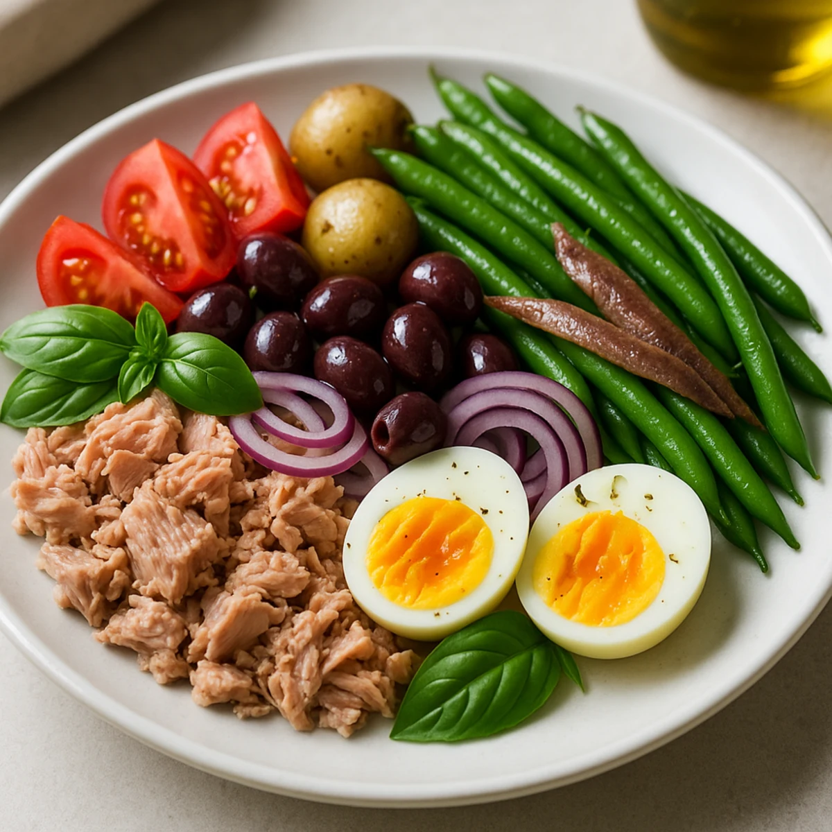 Salade niçoise : recette française & accord vin et mets