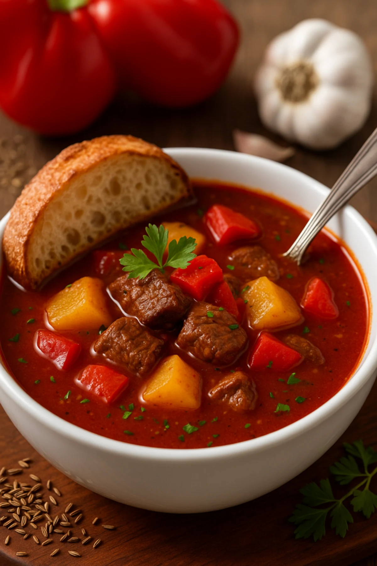 Gulaschsuppe och vin – den perfekta matchningen för mysiga kvällar