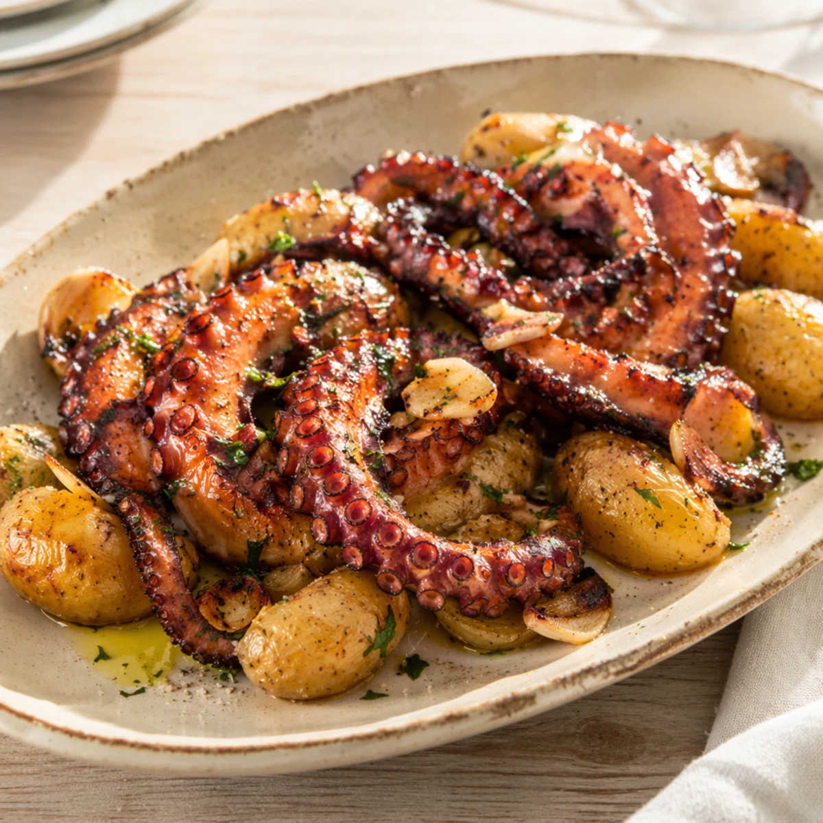 Polvo à Lagareiro: ricetta e abbinamento vino perfetto