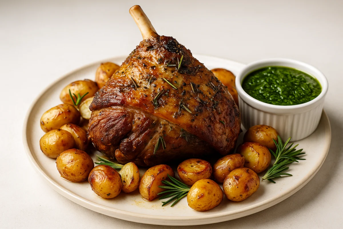 Vinmatchning: Roast Lamb med Mint Sauce – Recept & Vintips för Sverige
