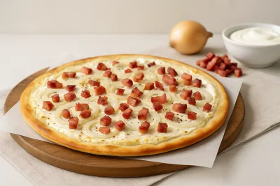 Flammkuchen Alsace Style Recipe & Perfect Wine Pairing
