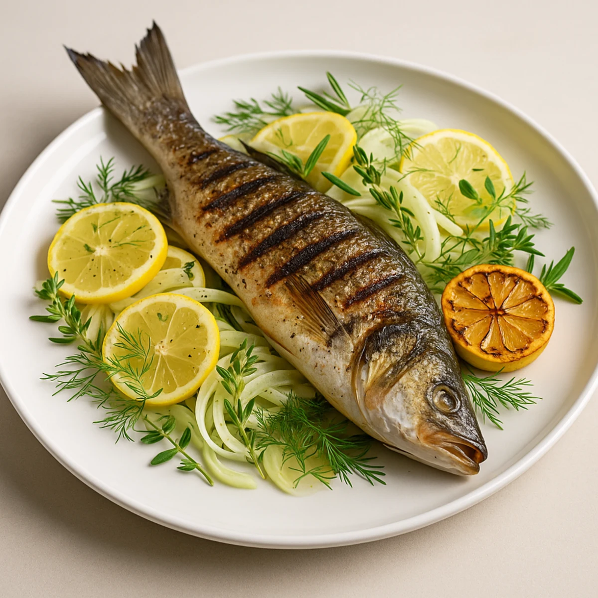 Pesce alla griglia con agrumi e finocchio: recept & wijncombinatie